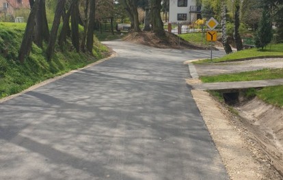 wyremontowany odcinek drogi