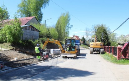 Wieniec-budowa chodnika