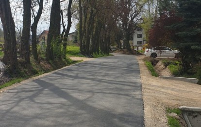 wyremontowany odcinek drogi