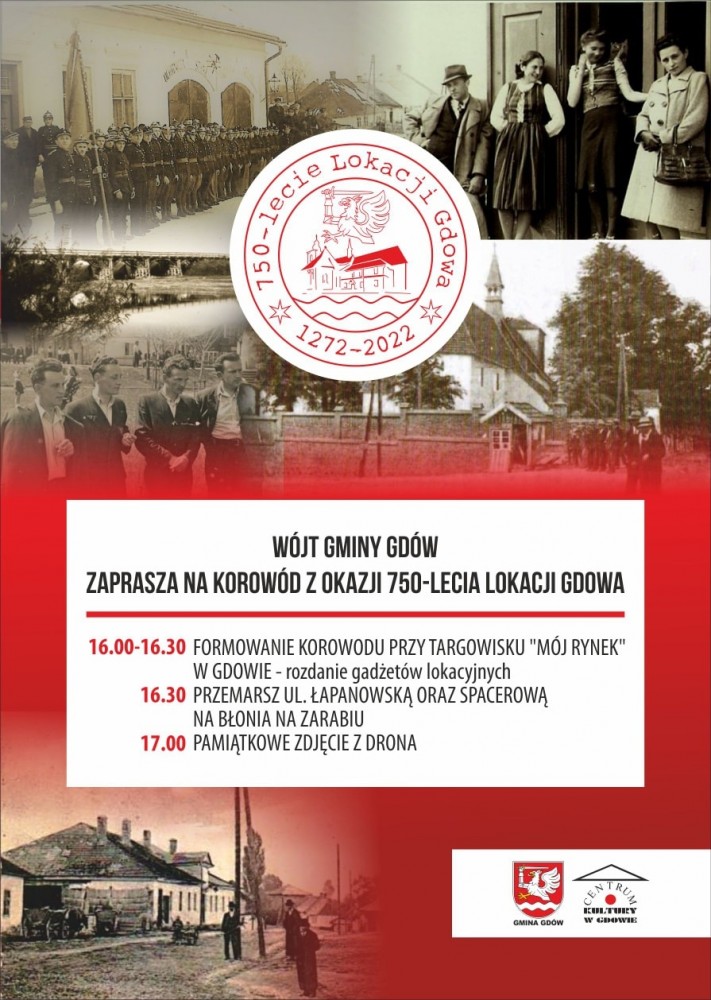 Korowód z okazji 750-lecia lokacji Gdowa