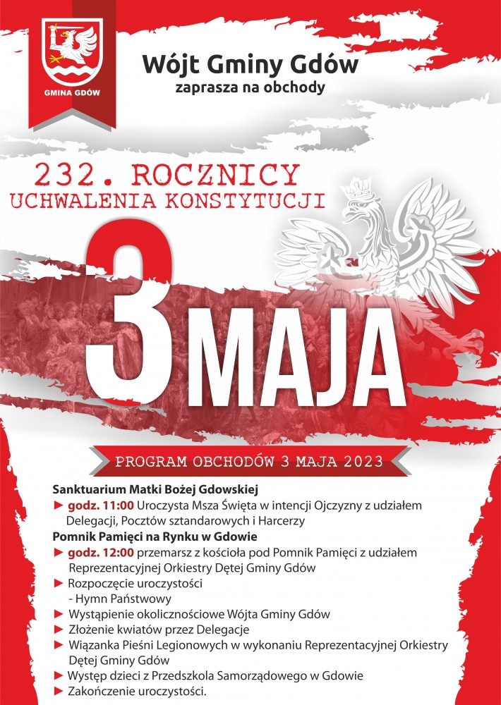 232.rocznica uchwalenia Konstytucji 3 Maja
