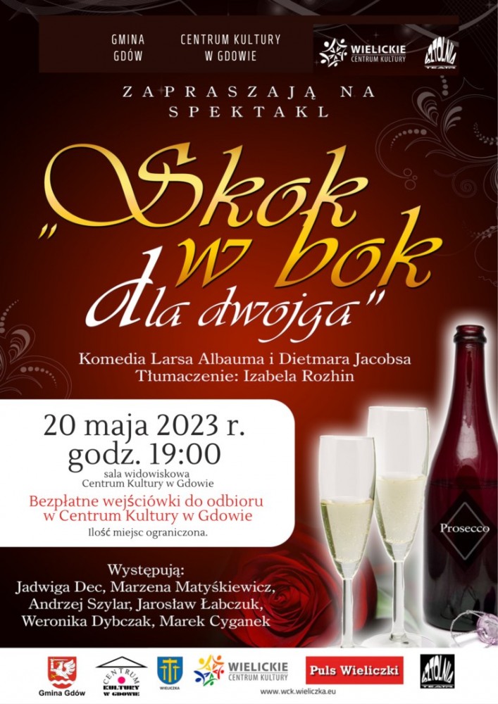 Spektakl „Skok w bok dla dwojga” w wykonaniu Teatru Sztolnia