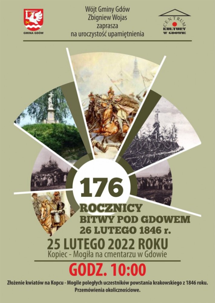 176. Rocznica bitwy pod Gdowem