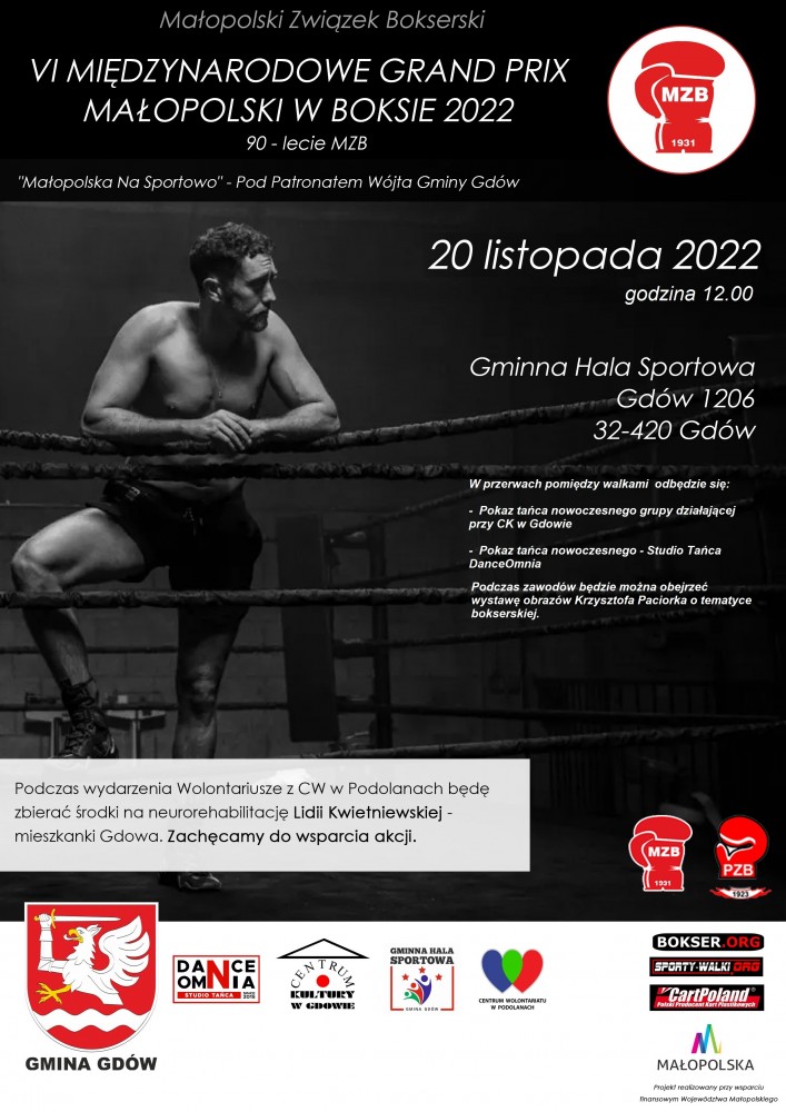 VI Międzynarodowe Grand Prix Małopolski w Boksie 2022 