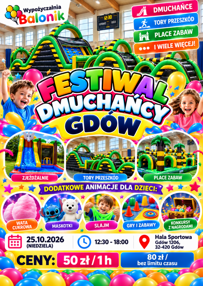 Festiwal dmuchańców w Gdowie