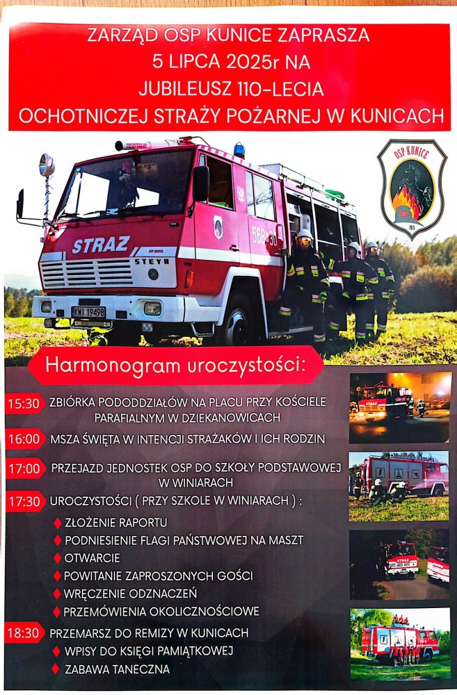 Jubileusz 110-lecia OSP Kunice