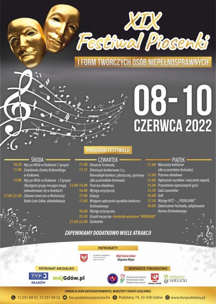 XIX Festiwal Piosenki i Form Twórczych w Podolanach