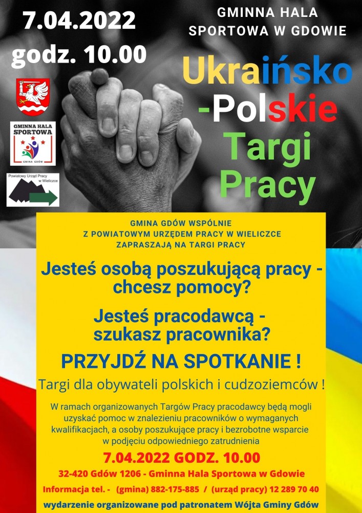 Ukraińsko-Polskie Targi Pracy w Gdowie – Zapraszamy