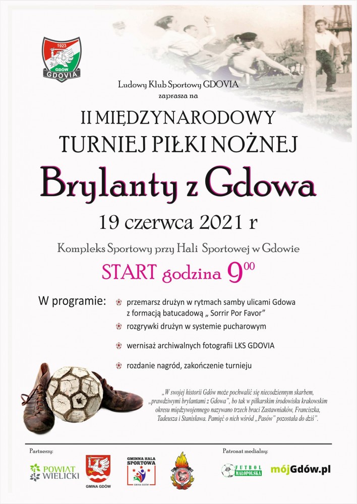  Międzynarodowy Turniej Piłki Nożnej `Brylanty z Gdowa`. 