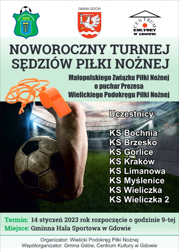 Noworoczny Turniej Sędziów Piłki Nożnej Małopolskiego Związku Piłki Nożnej 