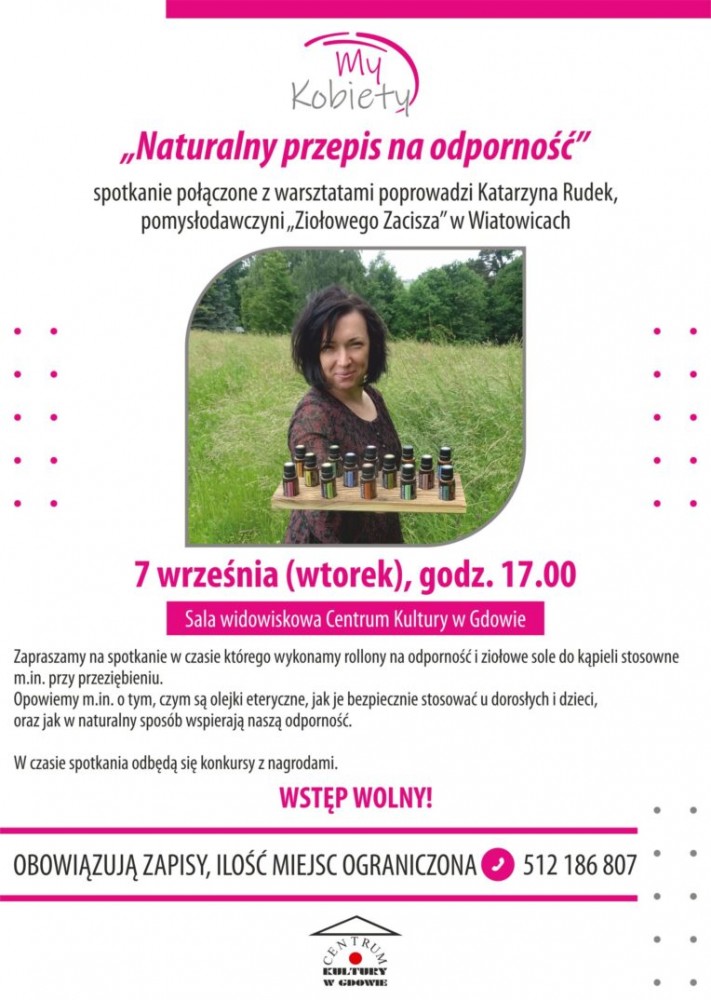 „Naturalny przepis na odporność” – spotkanie z warsztatami