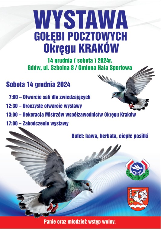 Wystawa Gołębi Pocztowych Okręgu Kraków